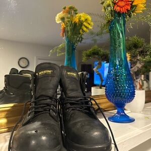 Wolverine Black Work Boots